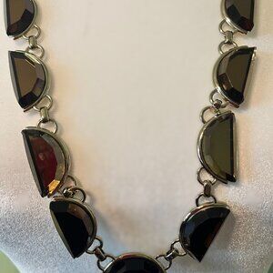 Green Glass Bead Necklace, Coldwater Creek